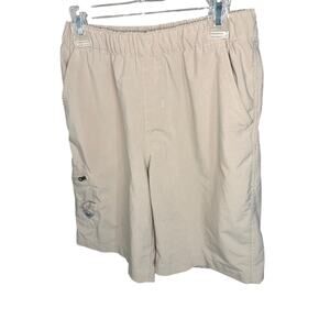 Tan Columbia pfg cargo shorts Boys Large (14-16)
